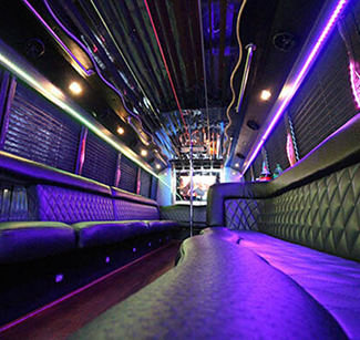 party bus interior