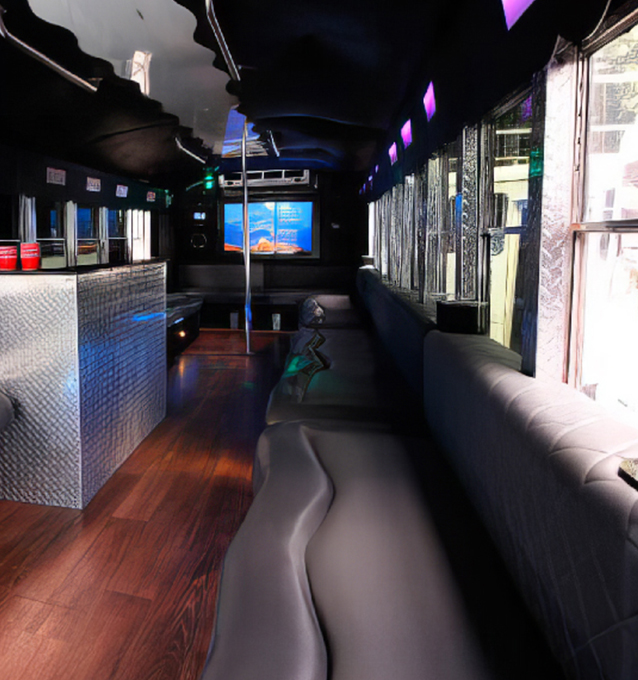 party bus interior