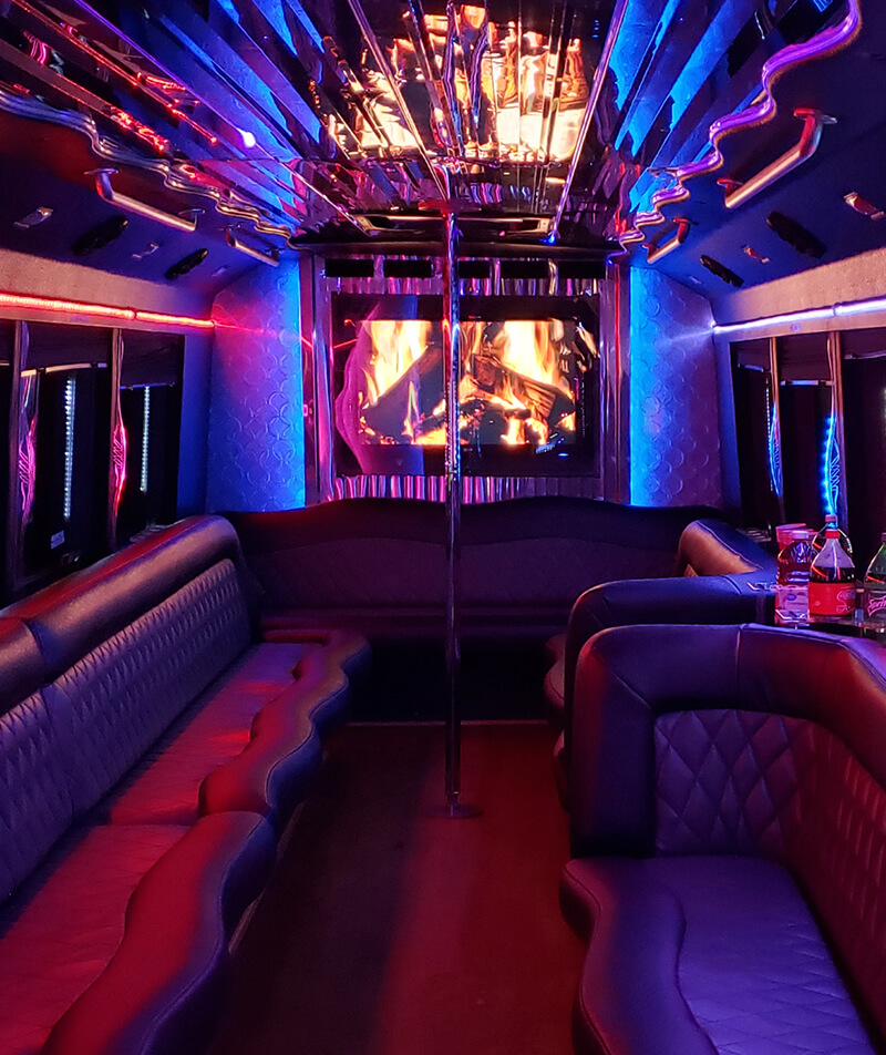 fancy party bus